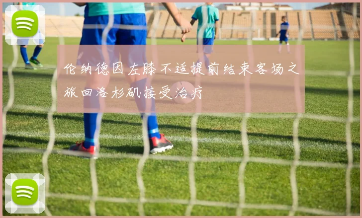 伦纳德因左膝不适提前结束客场之旅回洛杉矶接受治疗